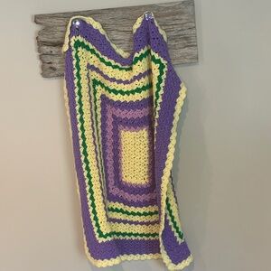 Handmade Multicolor Crochet Blanket